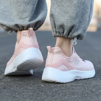 skechers斯凯奇女鞋秋季运动鞋 2021新款透气软底跑步鞋轻便缓震健步