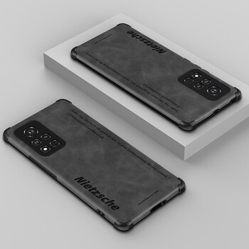 zobig荣耀v40手机壳防摔复古皮纹保护壳镜头全包防指纹手汗男女通用