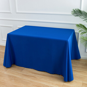 禾意桌布定制logo印刷宣传广告地推桌布地摊摆摊桌布订做纯色会议桌布宝蓝桌布1 4 1 8米 不印logo 图片价格品牌报价 京东