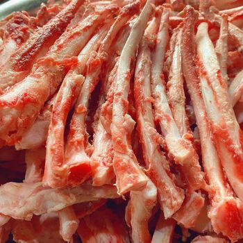 三斤新鲜牛软骨牛脆骨燕翅牛肋骨煲汤宠物磨牙棒食材现杀牛软骨3斤装