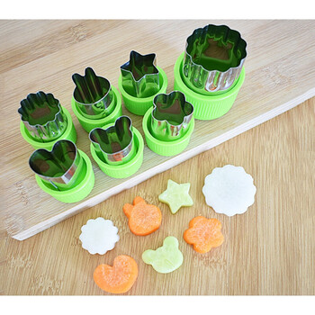 拼盘工具套装花型多功能创意家用水果分割器花式造型压花模具7件套