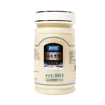 北大荒东北黑蜂 椴树冰天雪蜜 纯蜂蜜380g压榨成熟蜜冲饮礼品