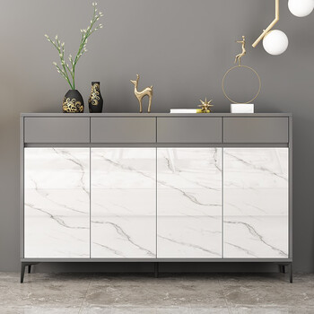 朗嘉曼门口鞋柜储物收纳玄关柜简约现代经济型轻奢大容量入户隔断柜e7