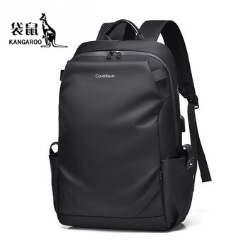 袋鼠kangaroo双肩包男休闲旅行大容量电脑包男士运动背包轻便书包ck