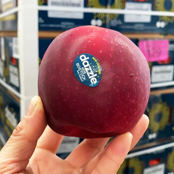 新西兰丹烁苹果水果中大果dazzle当季新鲜脆甜进口红苹果6粒单果1601