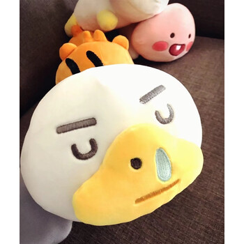 绿野客卡考玩偶婴儿版卡考屁桃ryan小趴趴枕头抱枕靠枕公仔玩偶鸭子25