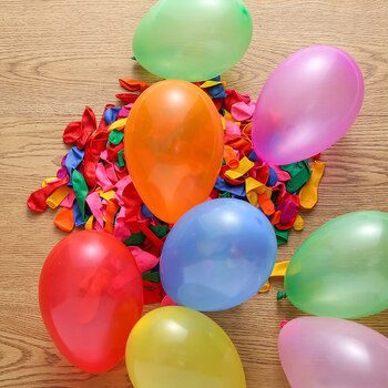 打气球的抢专用连发小气球儿童卡通可爱彩色小汽球打枪装饰水节打靶