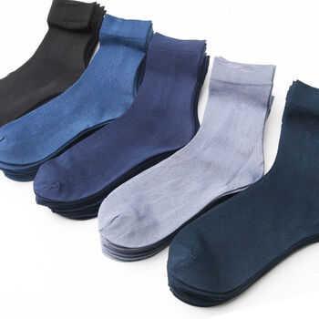 冰丝袜子男男袜男丝袜薄款男士袜子夏季中筒色长袜中腰中年男生袜子 