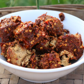 大瓶装香豆腐贵州手工麻辣香辣豆腐乳手制香辣豆腐霉豆腐600克农家