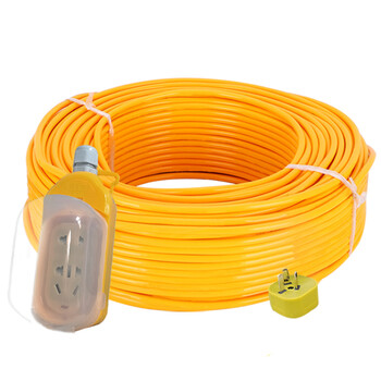 户外防水电瓶车充电线加长延长线接线板防雨电源插座排插10/20米 防水