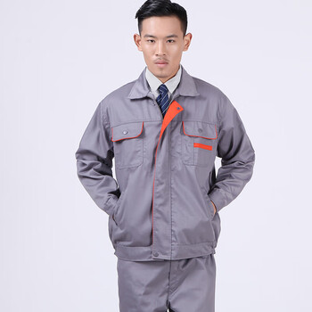 衣服男长袖厚款工作服套装男耐磨劳保服装修工地工程服工厂车间机械