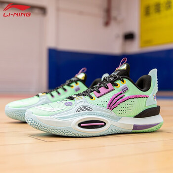 李宁韦德之道全城10棉花糖篮球鞋男鞋轻量高回弹比赛鞋运动鞋防滑鞋子