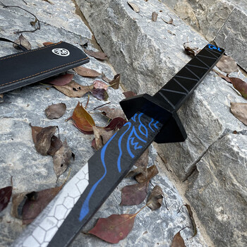 魔刀千刃木刀居合道木刀儿童玩具刺客五六七木剑带鞘表演魔道千仞