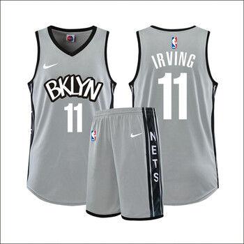 球衣篮球服套装男女红色班服欧文团购队球服无袖团购x篮网欧文11号