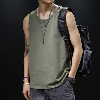 嘉瑞泰重磅背心男宽松纯棉体恤无袖坎肩男士短袖夏天运动篮球汗衫潮牌