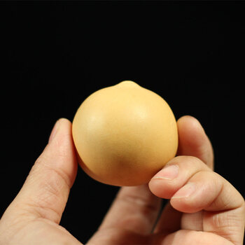 鸡蛋葫芦手捻文玩把玩异形摆件收藏小号茶台摆件手玩单个45厘米