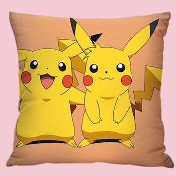 抱枕比卡丘枕头精灵宝可梦定制抱枕被子两用 15 60x60豪华版