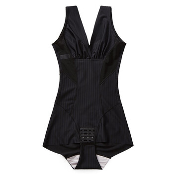 mofone塑身衣连体无痕收腹收腰产后束身束腰塑形美体衣夏季薄款黑色l