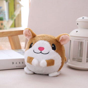 球海草跳跳猪会说话抖音同款儿童弹球毛绒玩具 跳跳鼠210首usb充电