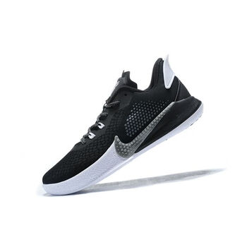 mamba fury ep曼巴6代 学生防滑实战气垫男减震篮球鞋 曼巴6-黑白 42