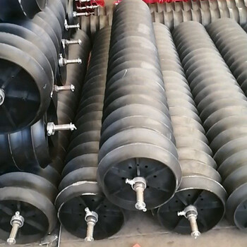 农哈哈小麦播种机器轮大光辊总成清土器总成 2.2米14行大光辊