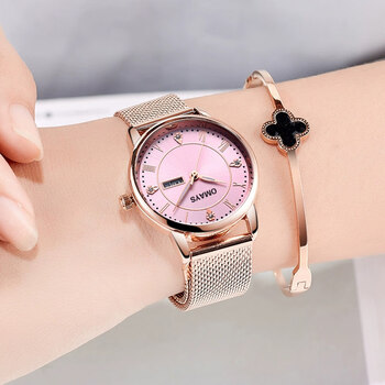 欧美时(omays)石英表瑞士简约时尚手表女薄款小蜜蜂学生百搭气质潮流