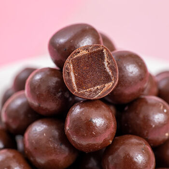 球天津特产网红夹心黑巧克力豆山楂奶球黑巧克力山楂求袋装500g超值装