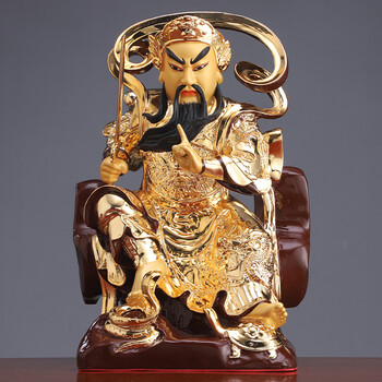 盛凡真武大帝神像台湾鎏金玄武大帝道教玄天上帝武当山玄武祖师爷摆件