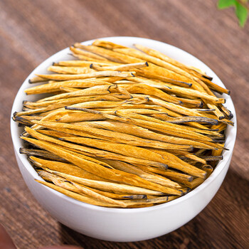 碧叶戏潭滇红大金针2022新茶叶云南凤庆古树滇红茶特级浓香型木桶礼盒