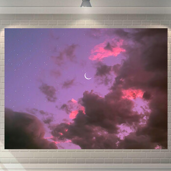 背景布ins挂布网红挂毯网红云朵ins风挂布卧室床头画布宿舍房间布置挂毯背景布装饰红云高150 横0安装包 6米灯usb 图片价格品牌报价 京东