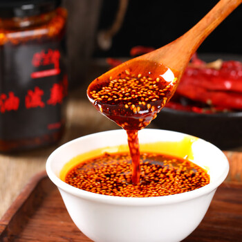 兰州牛肉面专用辣椒油兰州拉面辣子调料瓶装油泼辣子调味料240g1罐
