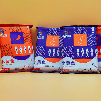 麻六记小黄鱼袋装30g/袋 小黄鱼干即食开袋零食香辣网红小黄鱼解馋小