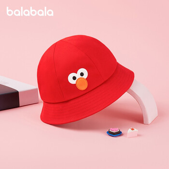 芝麻街ip巴拉巴拉巴拉巴拉儿童帽子男童女童棒球帽韩版潮酷百搭遮阳帽
