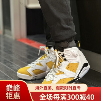耐克(nike)airjordan 6 aj6 黑紫 男子防滑减震复古运动休闲高帮篮球