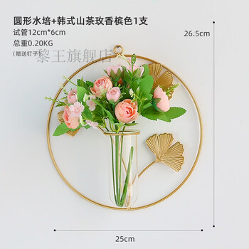 挂件办公室墙面墙上水培花瓶绿植壁挂客厅电视背景墙装饰品植物挂件