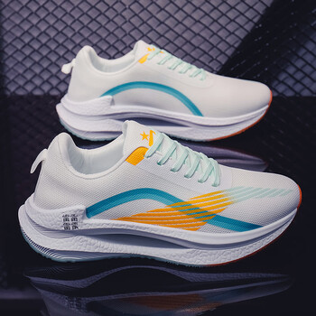 橦华短跑竞速 跑步鞋女体育生超轻减震轻便短跑竞速碳板中考体育专用