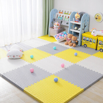 拼乐迪加厚宝宝爬行垫小孩地上爬的垫子防摔婴儿爬爬垫拼接垫地垫儿童