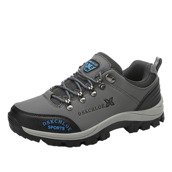 登山鞋捡漏特价cvqc男鞋户外登山鞋春夏款厚底徒步鞋防滑耐磨运动休闲