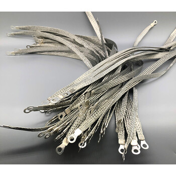 镀锡铜编织带桥架接地线跨接线软连接25平方4平方6平方纯铜国标25平方