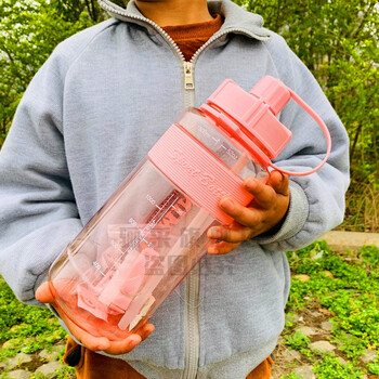工地水杯大水杯3000ml超大容量3000ml太空杯耐摔防爆杯健身户外水瓶大