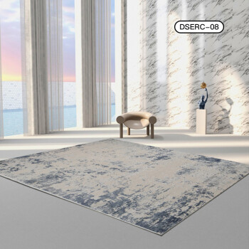 东升（DONG SHENG） 轻奢现代简约诧寂客厅茶几地毯家用卧室大面积防滑床边地毯垫 DSERC-08 1.6X2.3米 （适合2-3人沙发）
