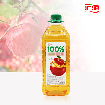 整箱2盒橙汁桃汁苹果汁葡萄汁饮料 汇源100%果汁苹果汁2000ml*6瓶/箱