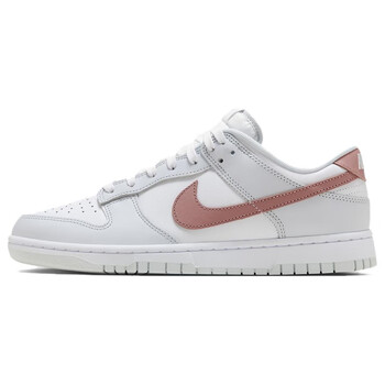 耐克(nike)dunk low retro 减震耐磨 低帮 板鞋 男女同款 白红色 白色
