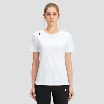 迪桑特descentewomensrunning女士干爽透气短袖t恤夏季新品wtwhites