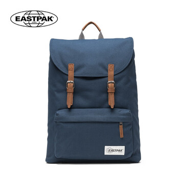 Eastpak 翻盖式背包男休闲学院风大学生潮包防泼水双肩包女靛蓝色ek77b37q 图片价格品牌报价 京东