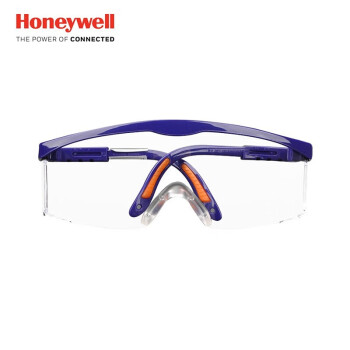 霍尼韦尔（honeywell）S200A 防雾款 10副/盒 透明镜片 蓝色镜框防雾眼镜 100100