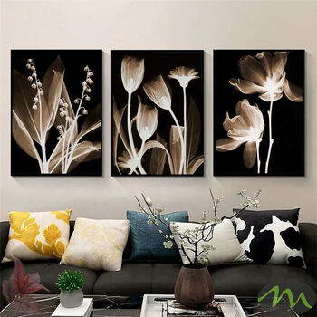 客厅装饰画石来运转沙发背景墙壁画现代简约大厅餐厅挂画三联墙画22