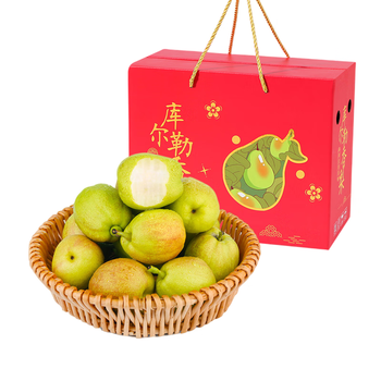 新疆香梨库尔勒水果新鲜大果梨子当季整箱孕妇母香梨8斤精选礼盒装