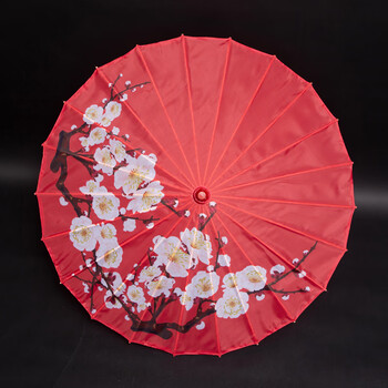 京辉黄防雨防晒中国风油纸伞舞蹈伞室内外吊顶装饰伞汉服旗袍走秀绸布