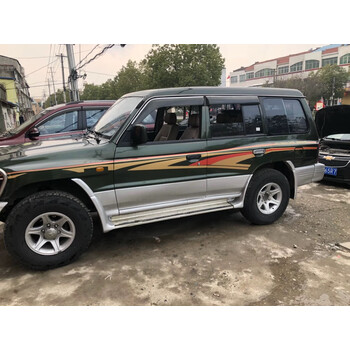 雷静适用于三菱猎豹黑金刚帕杰罗v31v32v33车身彩条改装腰线拉花贴纸